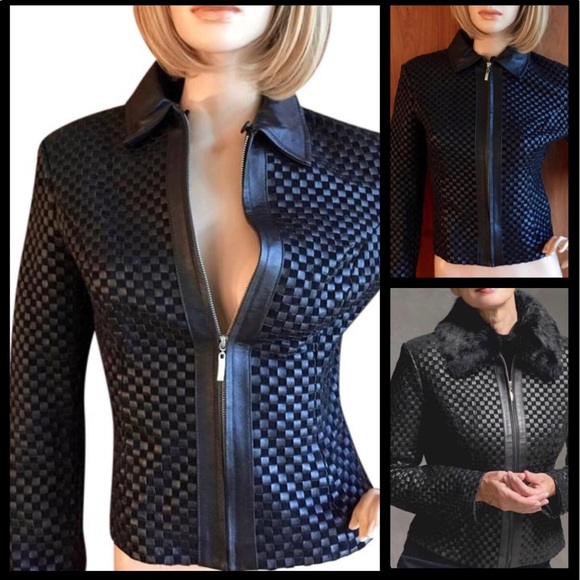 Marvin Richards Jackets & Blazers - Leather Jacket | Basket Weave
